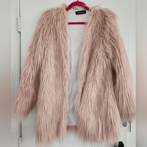 Women's Pink Teddy Jacket
